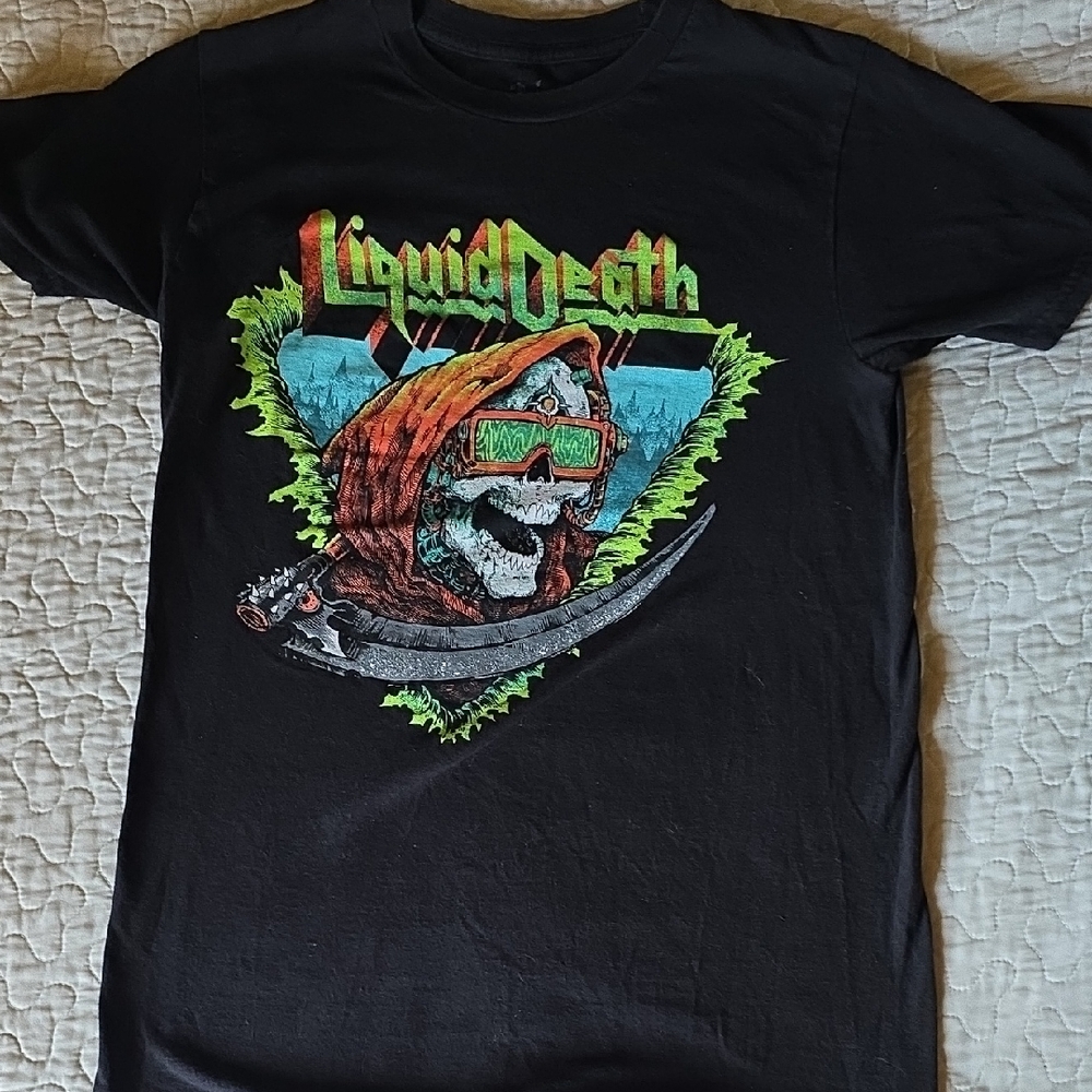 Liquid Death Black Graphic T-Shirt